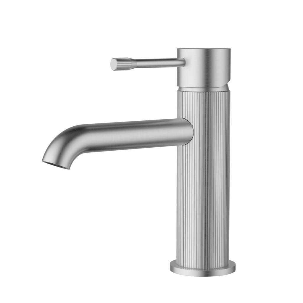 Ikon Linie Basin Mixer - Brushed Nickel