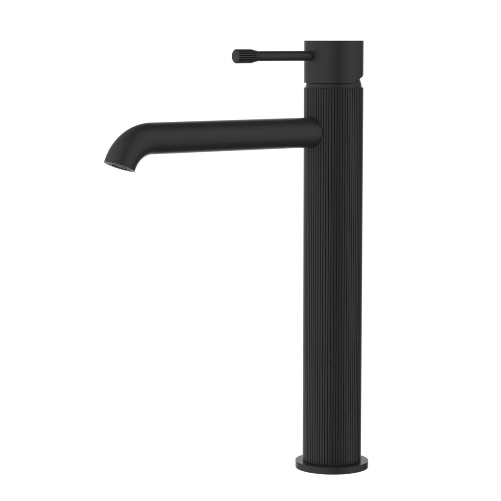 Ikon Linie High-Rise Basin Mixer - Matte Black