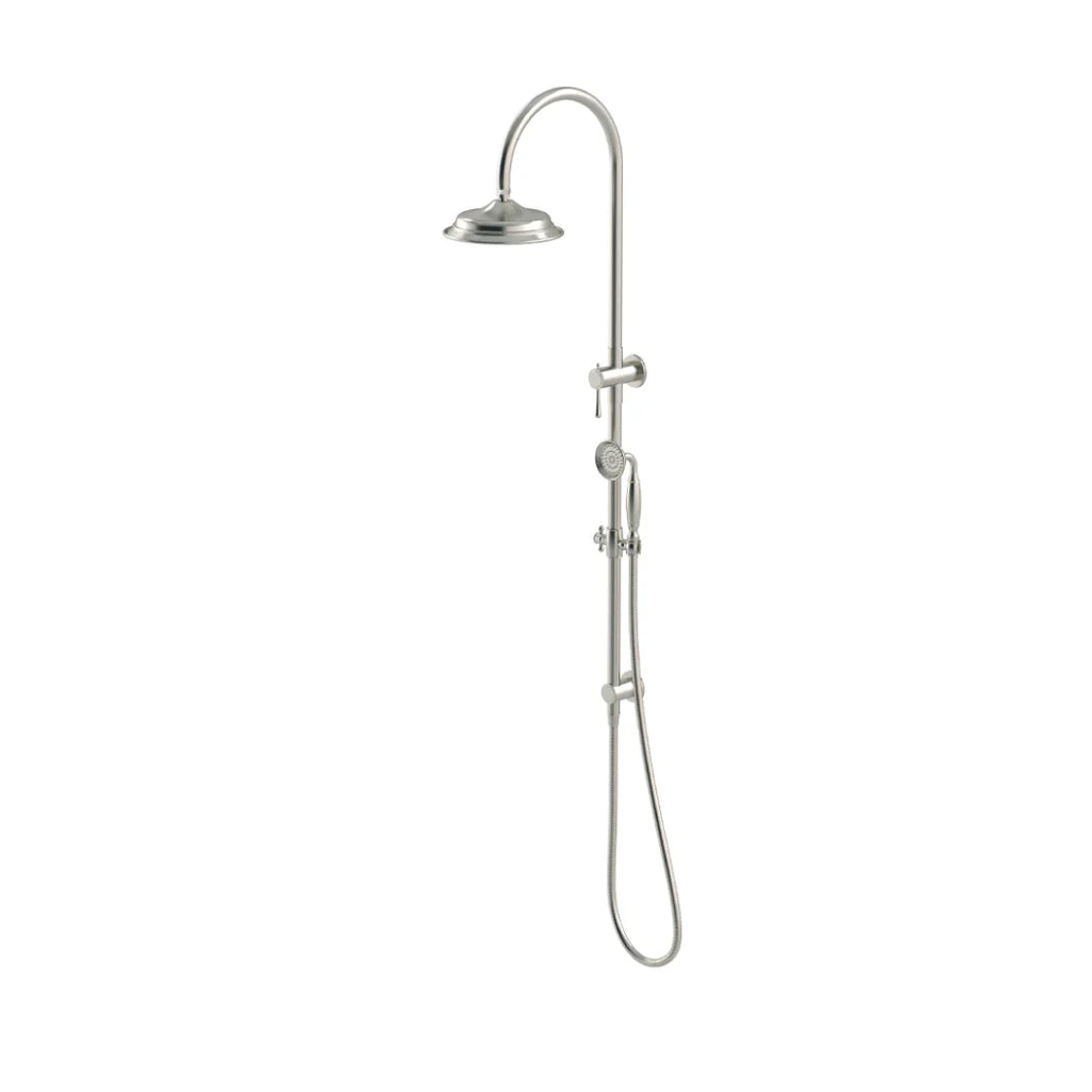 Meir Harrington Combination Shower Rail Set - Brushed Nickel