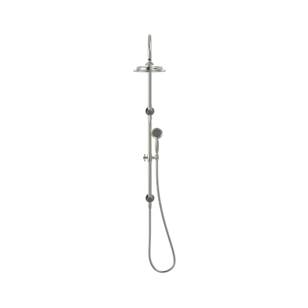 Meir Harrington Combination Shower Rail Set - Brushed Nickel