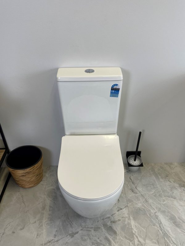 Hanili Back to Wall Toilet Suite Gloss White