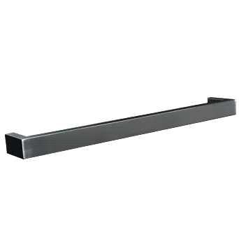 Hotwire Horizontal Square Heated Single Towel Rails