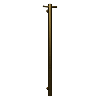 Hotwire Slimline Vertical Round Single Towel Rails