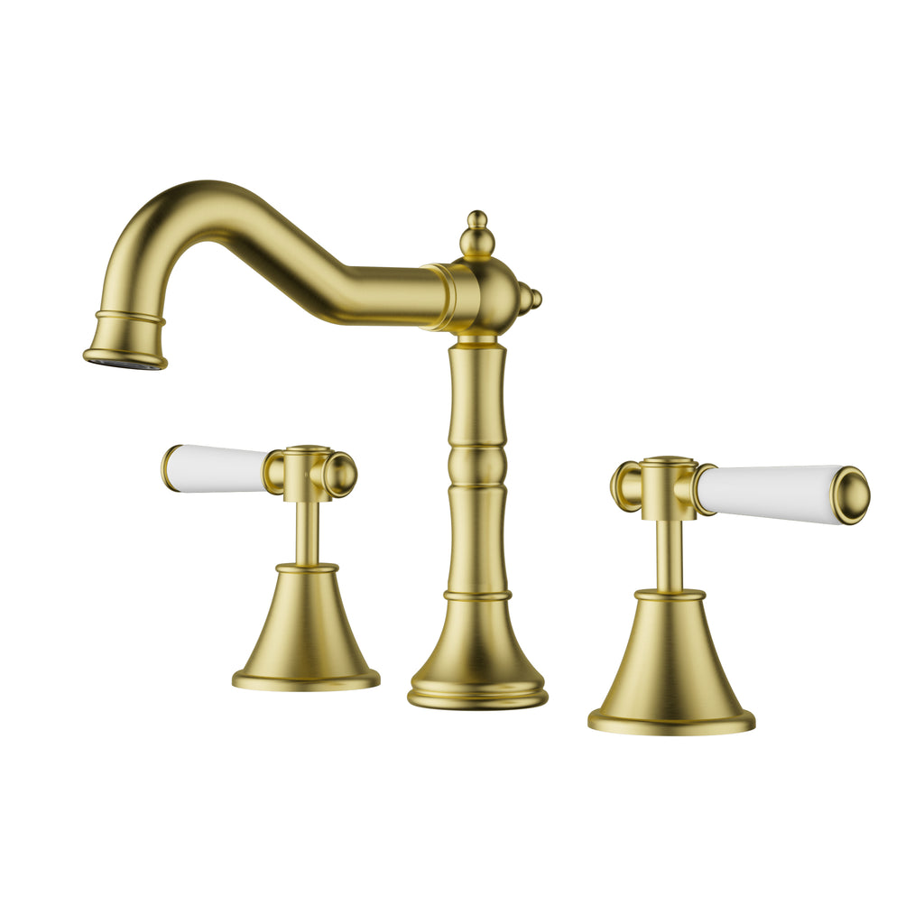 Ikon Clasico Basin Set - Brushed Gold