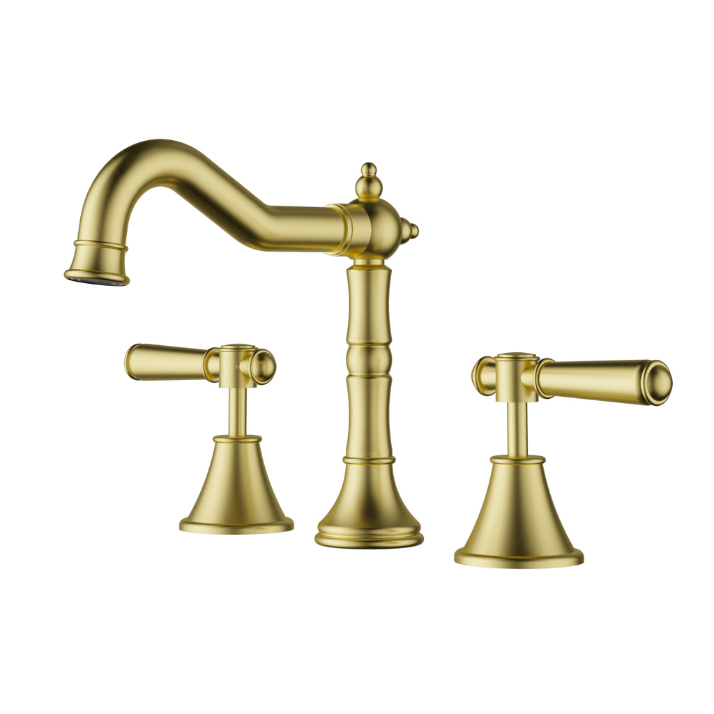 Ikon Clasico Basin Set - Brushed Gold