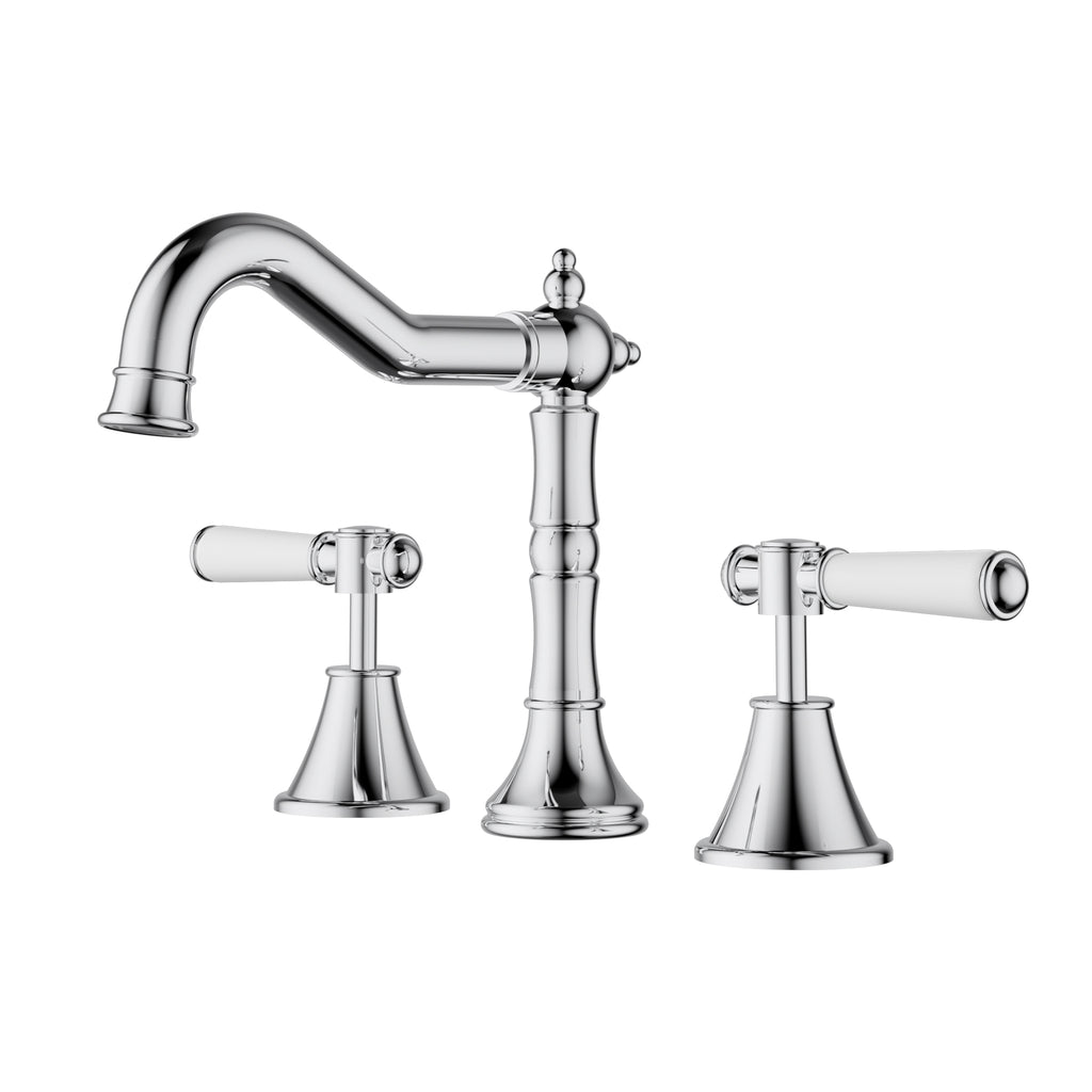 Ikon Clasico Basin Set - Chrome