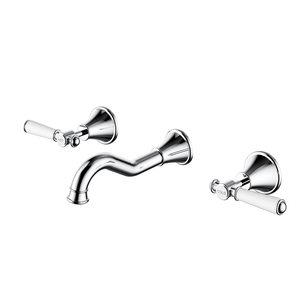Ikon Clasico Bath Set - Chrome