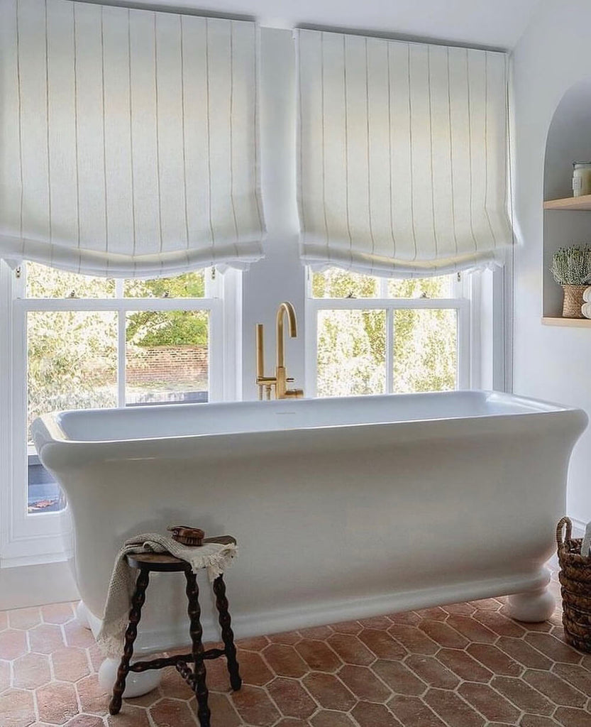 Turner Hastings Kirkham 180 x 84 TitanCast Solid Surface Bath With Ball Feet - Gloss White