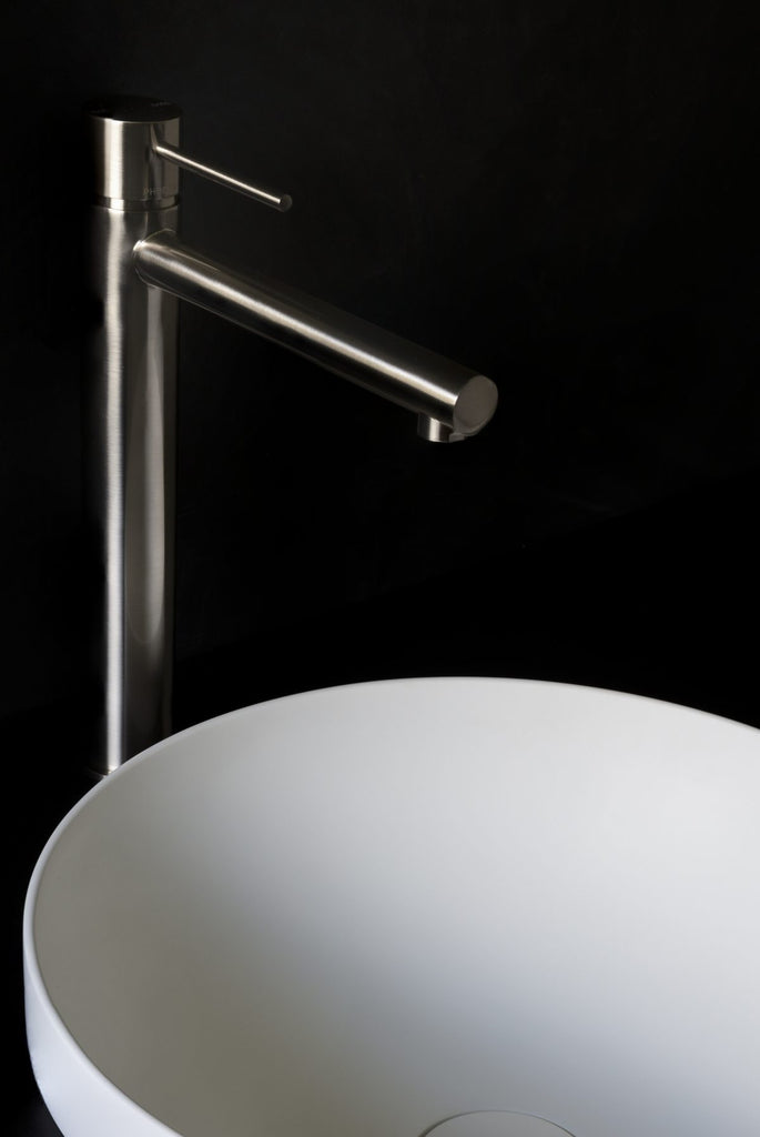 Kaskade Arundel Semi Inset Stone Basin - Matte White