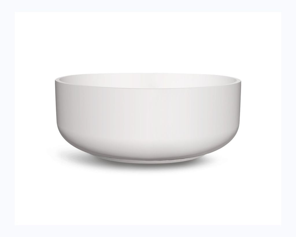 Kaskade Kolo Stone Basin - Matte White