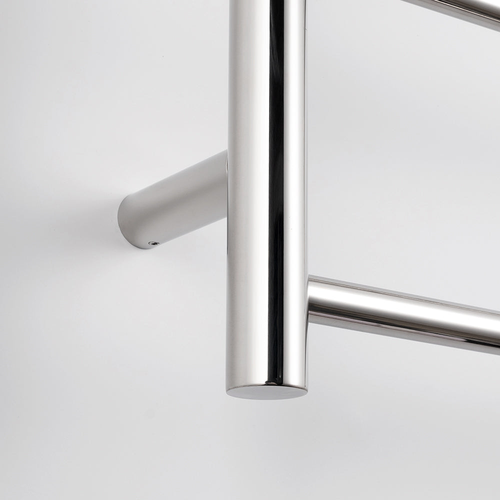 Radiant Heating Round Bars Non Heated Towel Rails Polished 700 x 830
