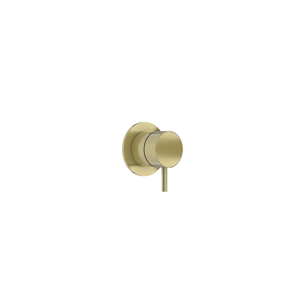 Elle 316 Stainless Steel Wall Mixer - Brushed Gold
