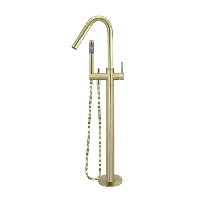 Meir Round Freestanding Bath Spout Plus Hand Shower - Tiger Bronze