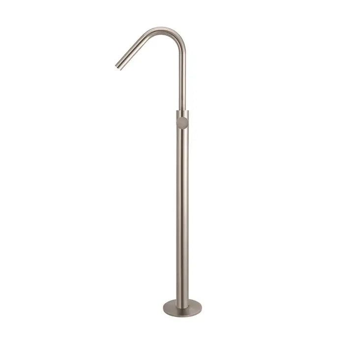 Meir Round Freestanding Bath Spout Plus Hand Shower - Champagne Rose Gold