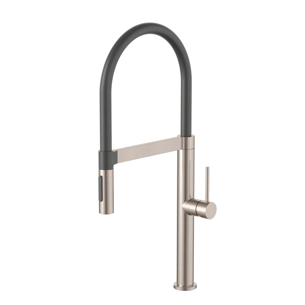 Meir Pull Down Kitchen Mixer with Magnetic Dock - Champagne