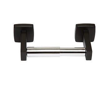 Metlam Single Toilet Roll Holder - Designer Black