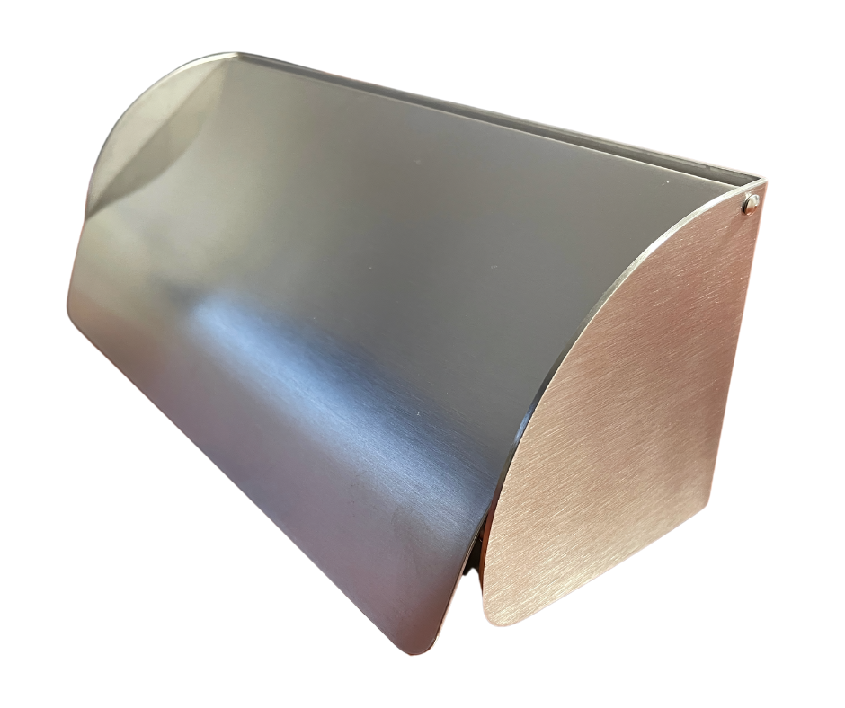 Metlam Double Toilet Roll Holder Lockable - Polished Stainless Steel