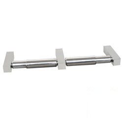 Metlam Paterson Double Toilet Roll Holder - Polished Stainless Steel