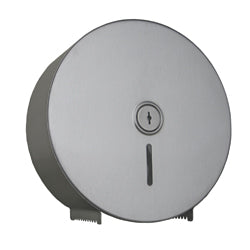 Metlam Jumbo Lockable Toilet Roll Dispenser - Satin Stainless Steel