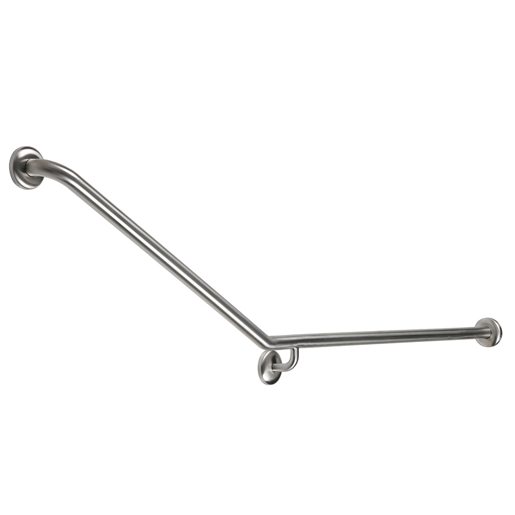 Metlam 30° Flush Mount Rear/Side Wall 950x700mm - Satin Stainless Steel