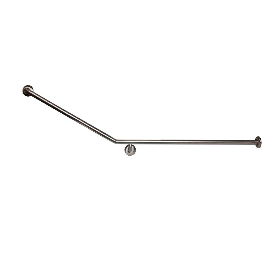 Metlam 30° Flush Mount Rear/Side Wall 950x700mm - Satin Stainless Steel