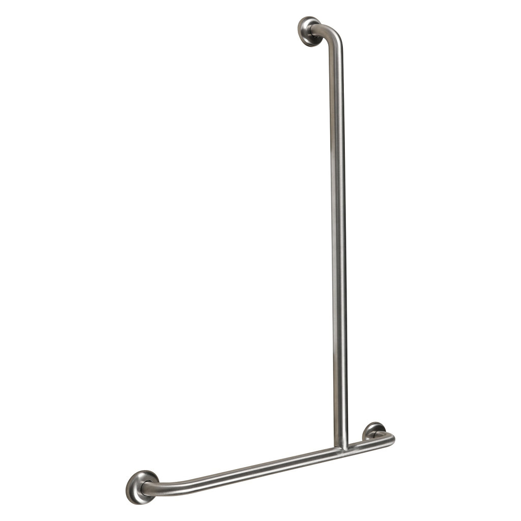 Metlam Offset Flush Mount Shower Grab Rail - Satin Stainless Steel