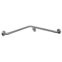 Metlam Corner Wall Flush Mount Shower Grab Rail - Satin Stainless Steel