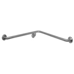 Metlam Corner Wall Flush Mount Shower Grab Rail - Satin Stainless Steel