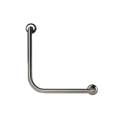 Metlam 90° Ambulant Grab Rail - Satin Stainless Steel