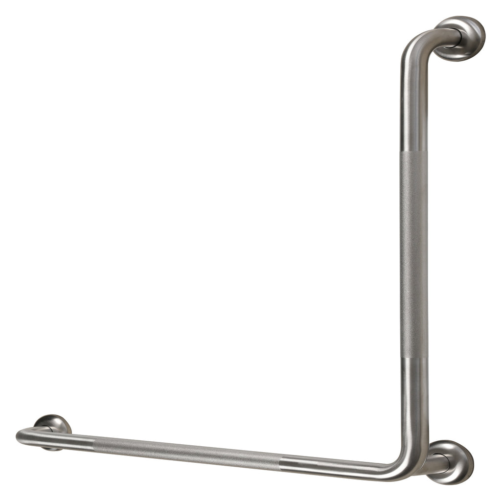 Metlam 90° Peened Grab Rail - Satin Stainless Steel