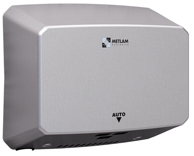 Metlam EcoSlender Slimline Automatic Operation Hand Dryer - White