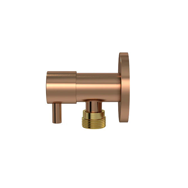 Meir Mini Stop Cistern Tap - Lustre Bronze