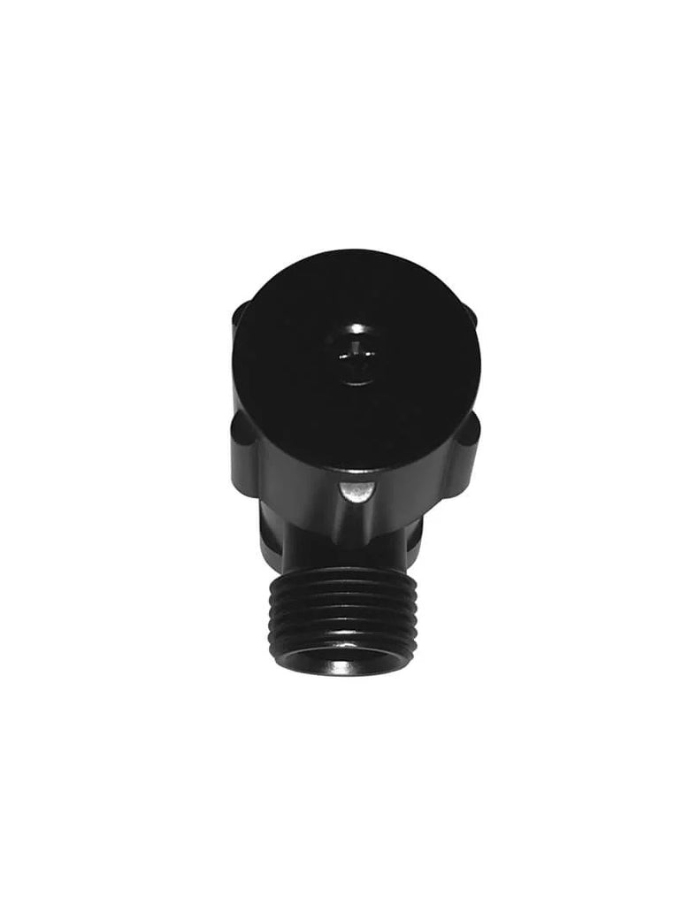 Meir Round Mini Stop Cistern Tap - Matte Black