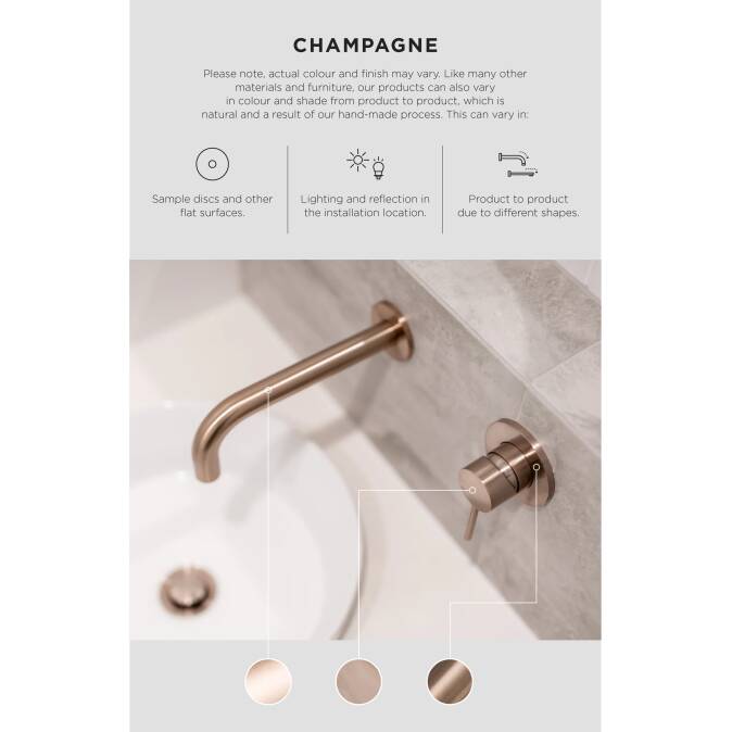 Meir Öppen T-Pull Cabinet Handle - Champagne