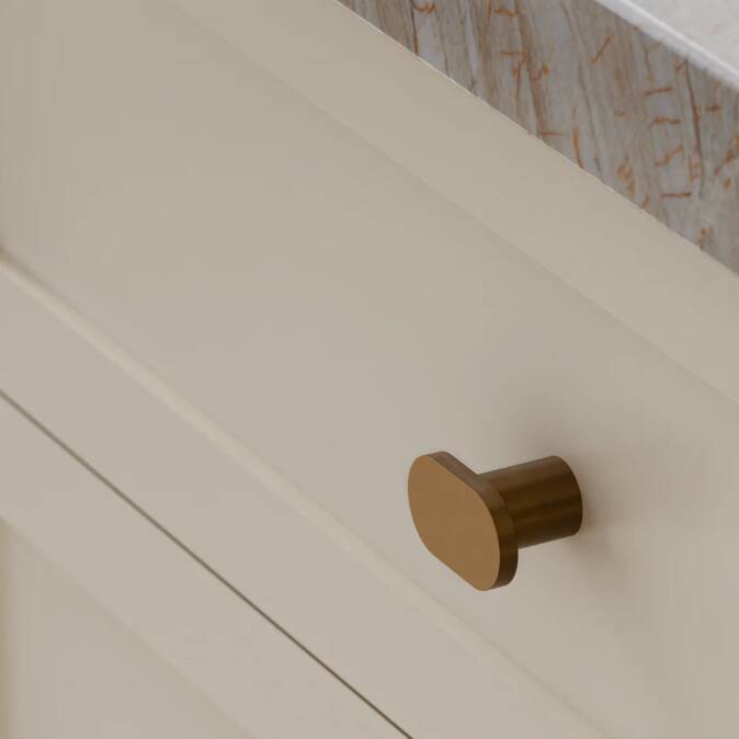 Meir Öppen T-Pull Cabinet Handle - Lustre Bronze
