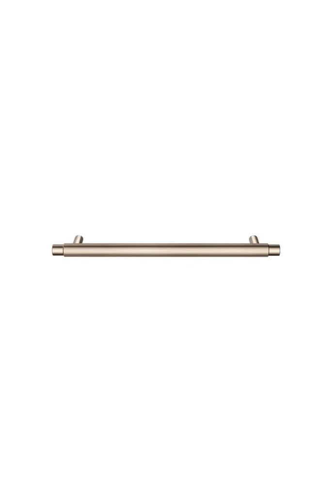 Meir Öppen Round Pull Cabinet Handle (Linear Knurled) - Champagne