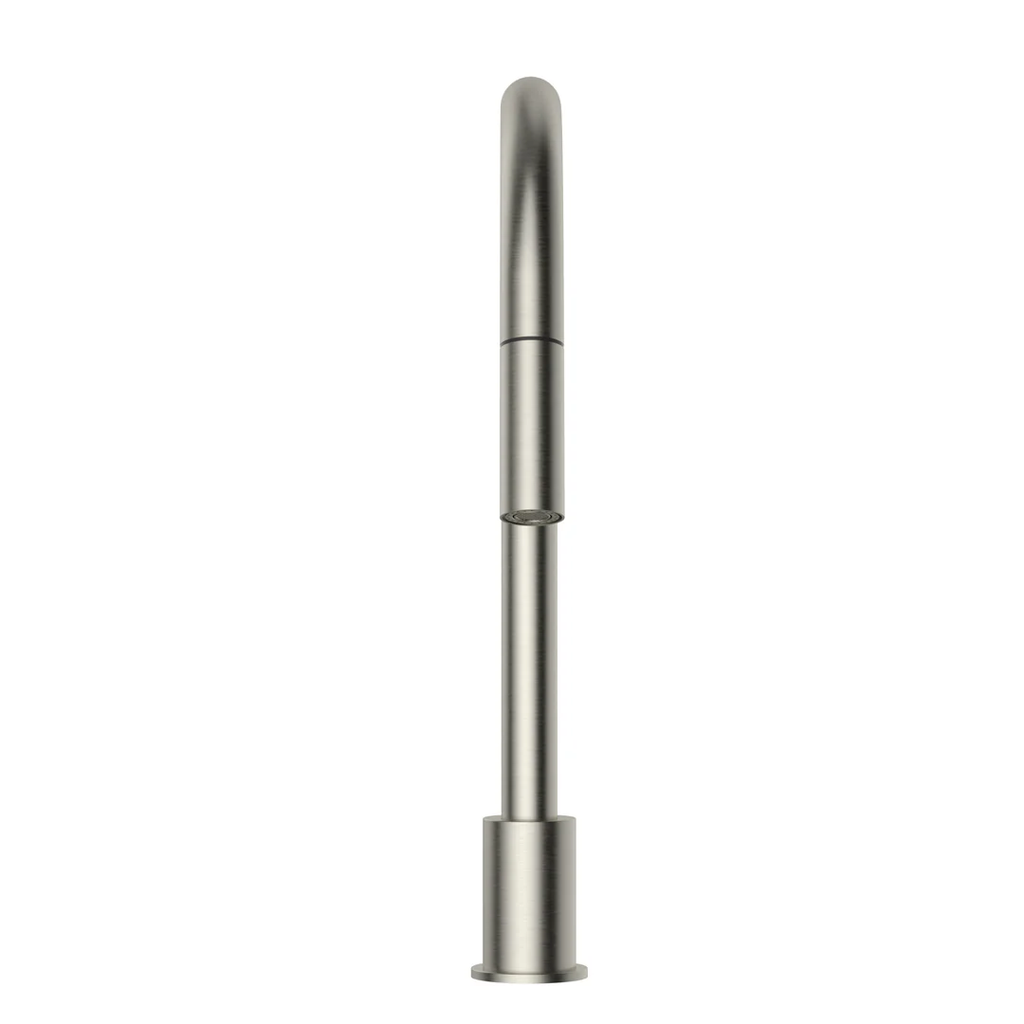 Meir Kitchen Hob Spout with Pull Out Nozzle - Polished Chrome