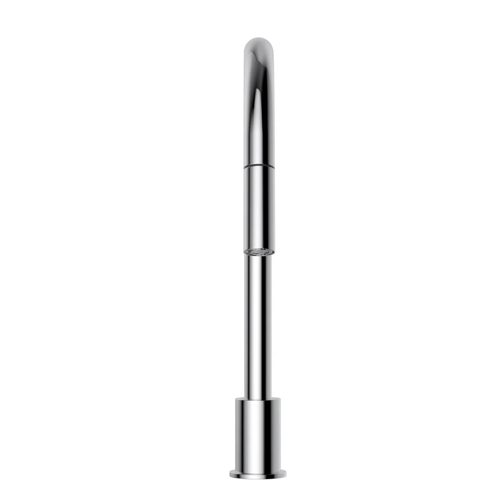 Meir Kitchen Hob Spout with Pull Out Nozzle - Brushed Nickel