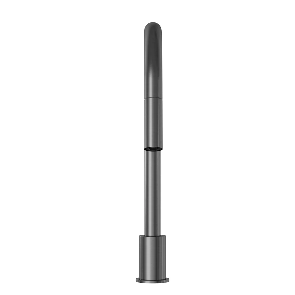 Meir Kitchen Hob Spout with Pull Out Nozzle - Shadow Gunmetal
