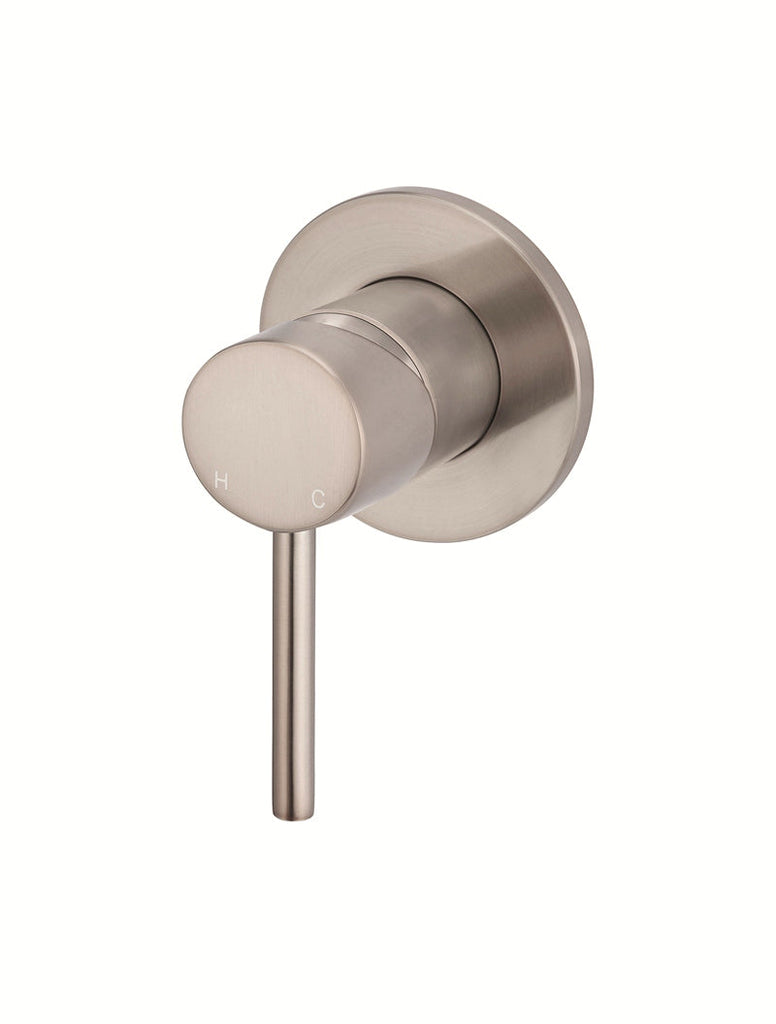 Meir Round Wall Mixer Finish Only - Champagne Rose Gold