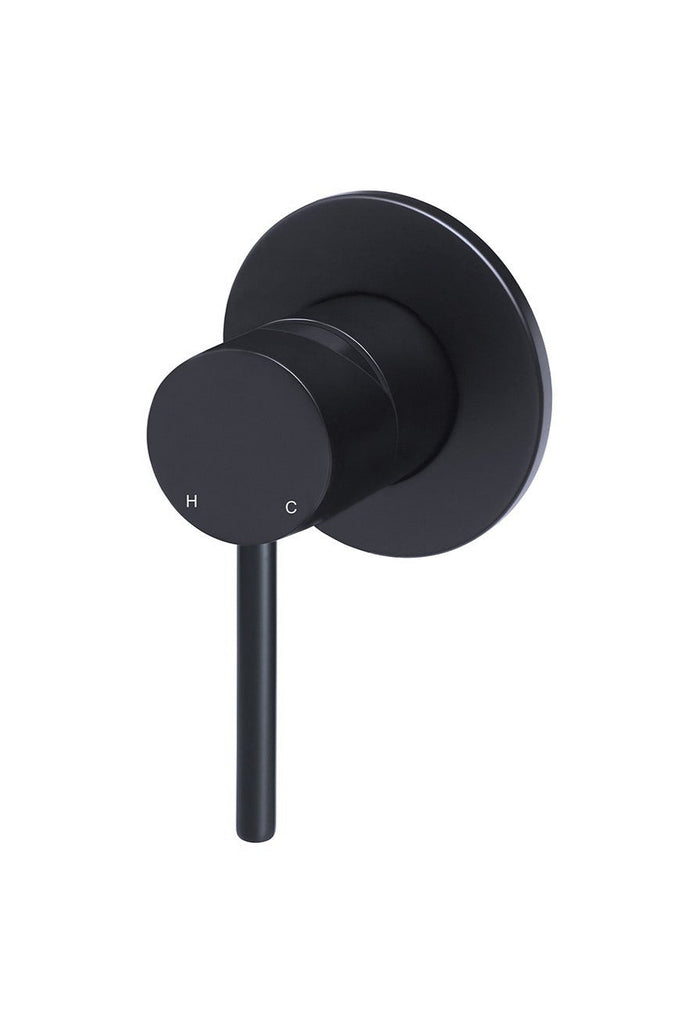 Meir Round Wall Mixer Finish Only - Matte Black