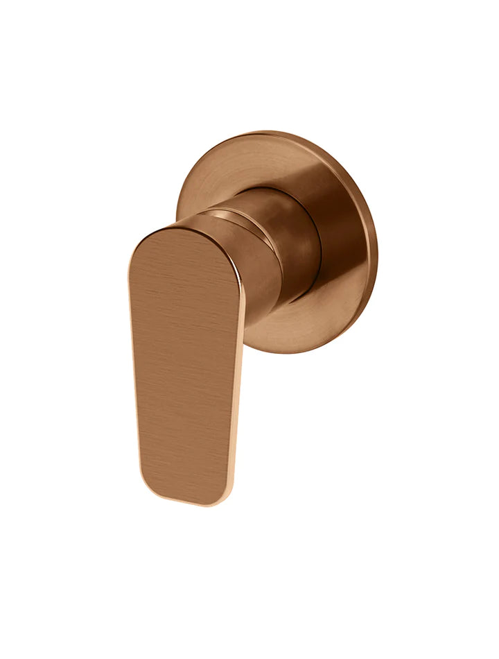 Meir Round Wall Mixer Finish Only - Lustre Bronze