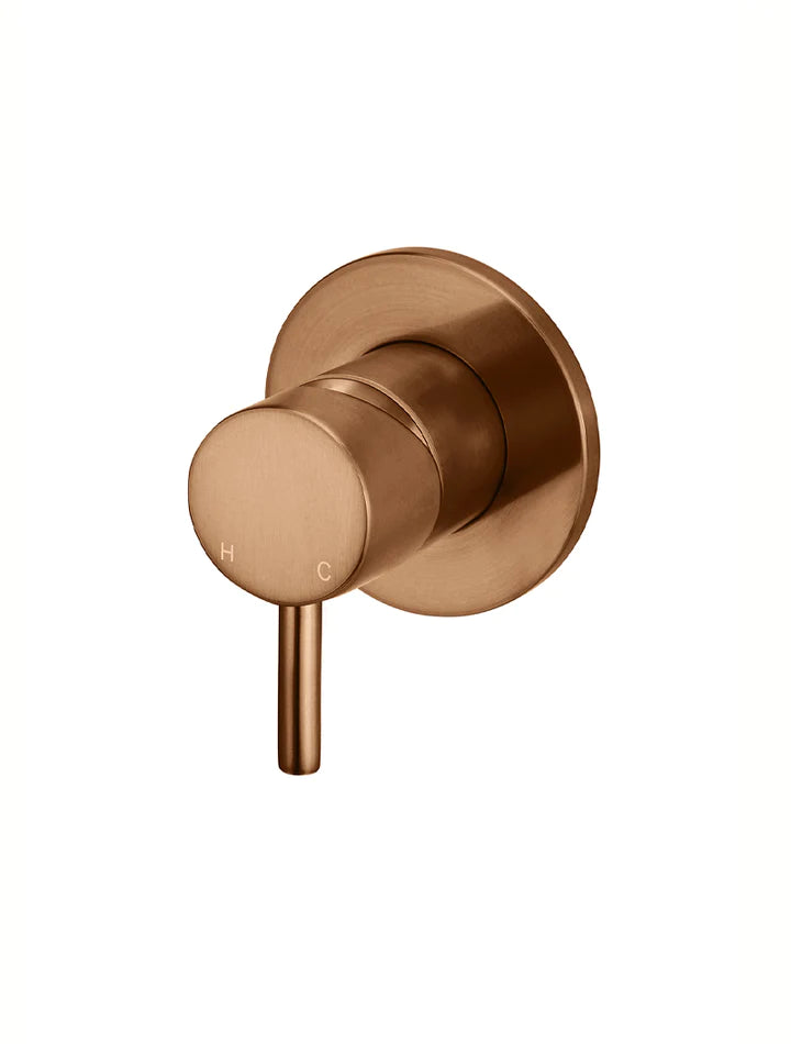 Meir Round Wall Mixer Finish Only - Lustre Bronze