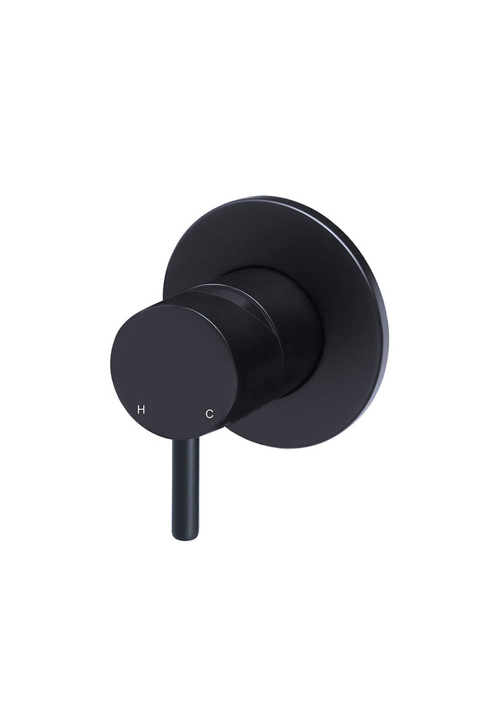 Meir Round Wall Mixer Finish Only - Matte Black