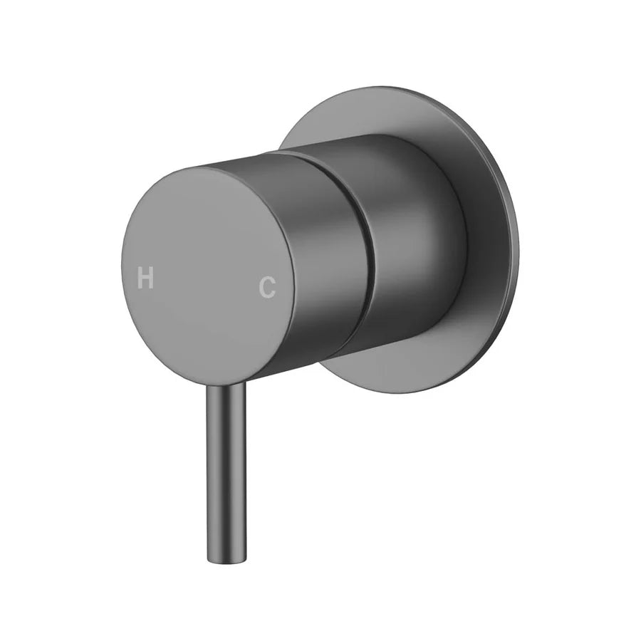 Amoza Wall Mixer 60mm Cover Plate - Gunmetal