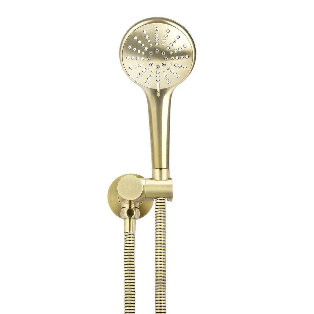 Meir Round Shower On Swivel Bracket - Tiger Bronze