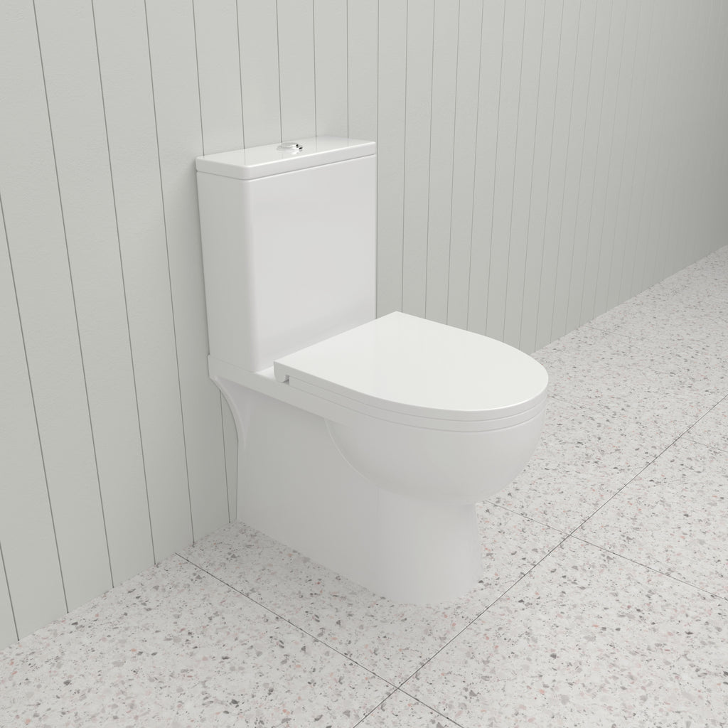 Malonia Back to Wall Toilet Suite Gloss White