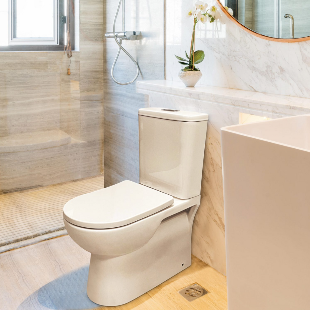 Malonia Back to Wall Toilet Suite Gloss White