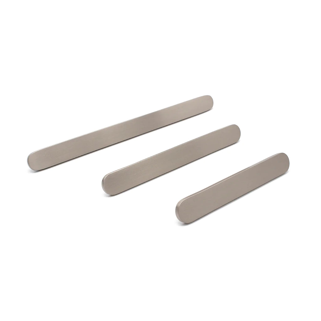 Manovella Brushed Nickel Oval Profile Cabinet Pull - Imogen