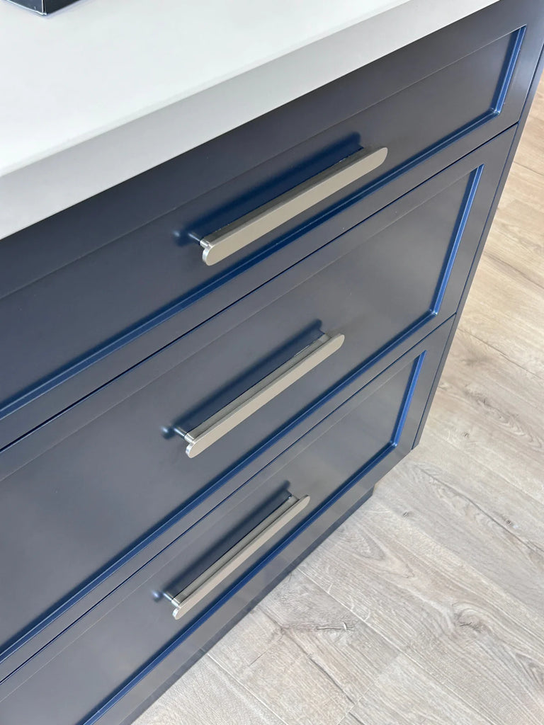 Manovella Brushed Nickel Oval Profile Cabinet Pull - Imogen
